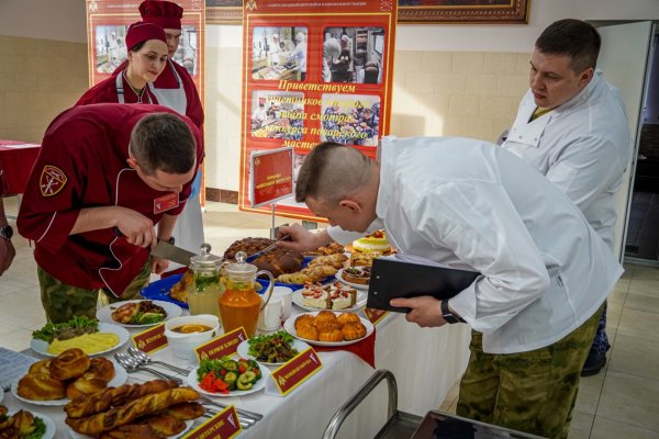 Росгвардейцы из Коми стали призерами окружного конкурса военных поваров