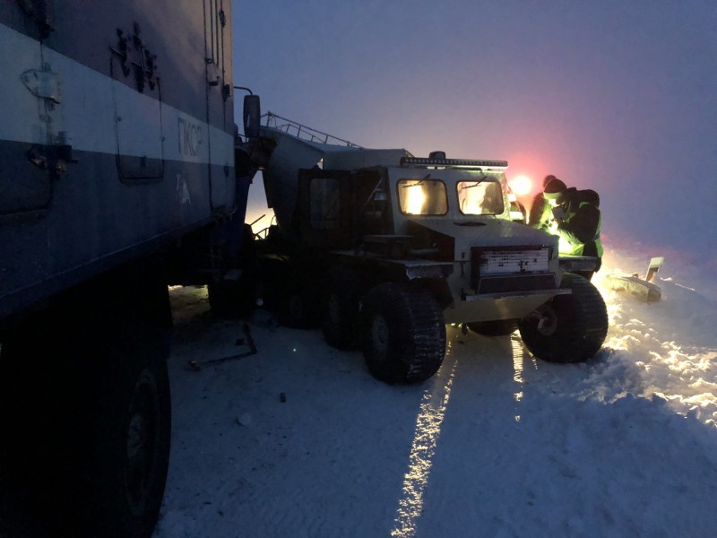 В Воркуте в ДТП погиб водитель снегоболотохода 