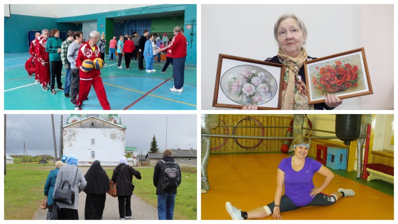 Пенсионеры Сысольского района участвовали в "Веселых стартах", в Сосногорске определили самых преданных пожилых любителей гимнастики