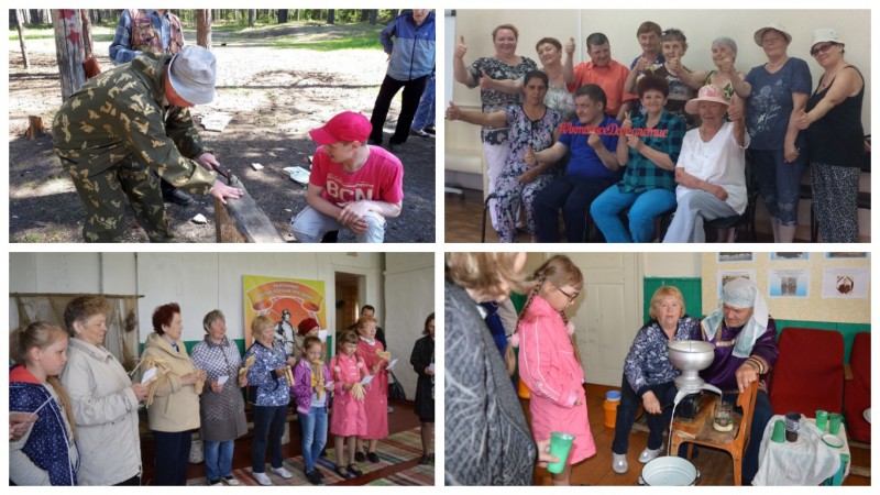 Пожилые сыктывкарцы провели "экологический десант", их сверстники в Троицко-Печорском районе знакомились с охотничьими традициями