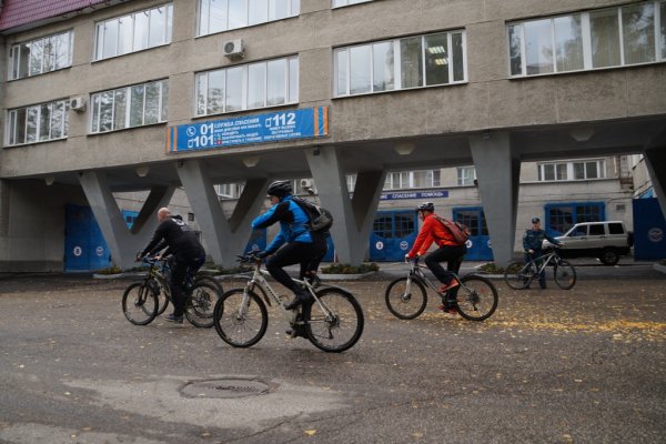Сотрудники МЧС России по Коми вновь поддержали Всероссийскую акцию любителей велосипедного транспорта