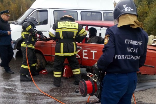 Ликвидацию пожара в школе, аварии на котельной и последствия ДТП отрабатывали в Прилузье