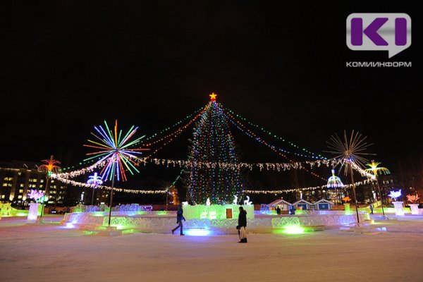 Главная новогодняя ёлка в Сыктывкаре традиционно будет живой