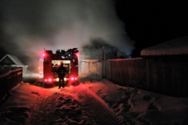 В Троицко-Печорском районе на пожаре сгорели 28 кур
