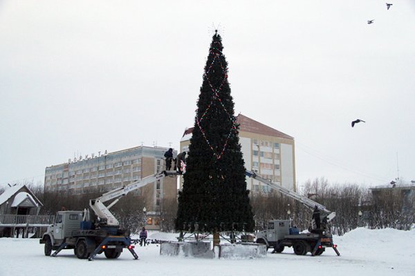 В Воркуте новогодний городок откроют в середине декабря