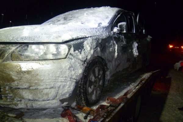 В Сыктывдинском районе Renault протаранил Skoda