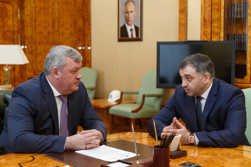 Глава Коми встретился с новым мэром Усинска