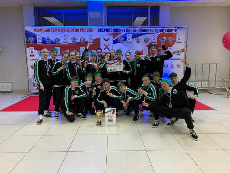 Спортсмены Коми завоевали 10 наград на чемпионате и первенстве России по чир-спорту