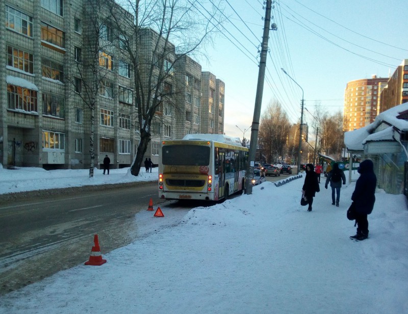 В Сыктывкаре при падении со ступенек автобуса пострадали две девочки

