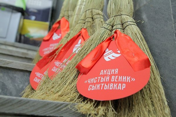Совет ветеранов Сыктывкара вручил веники руководителям компаний, не убравшим территории от мусора во время субботника