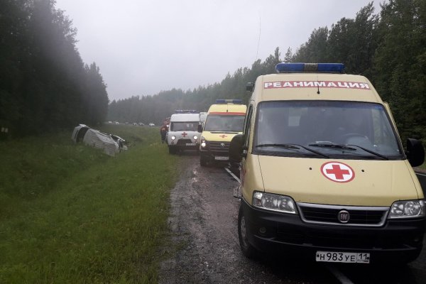 ДТП с большим количеством пострадавших произошло на дороге Сыктывкар-Ухта