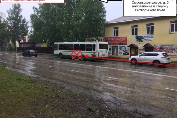  В Сыктывкаре две пассажирки маршрутного автобуса попали в больницу
