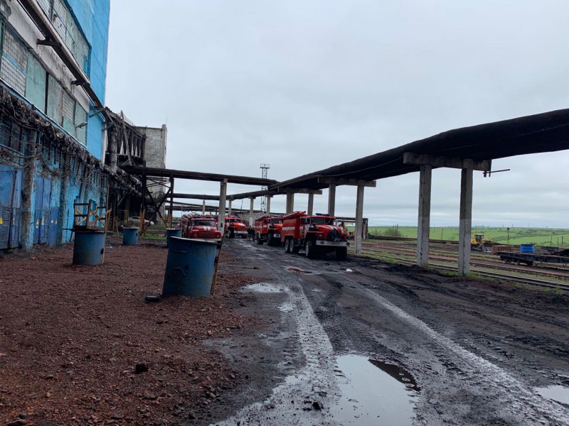 Пожар на шахте "Воркутинская" потушили