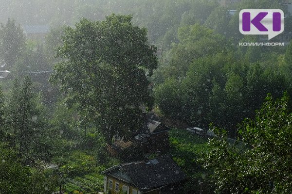 На восточные районы Коми обрушится сильный ливень 