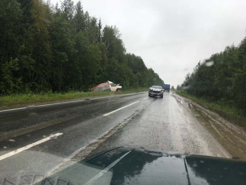 На трассе между Ухтой и Сосногорском произошла авария
