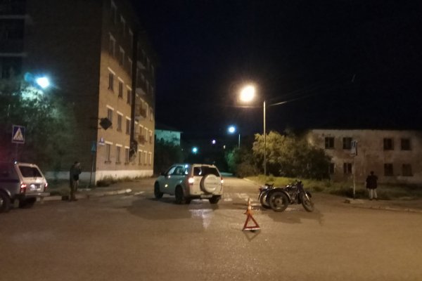 Под Воркутой пострадал пассажир мотоцикла 
