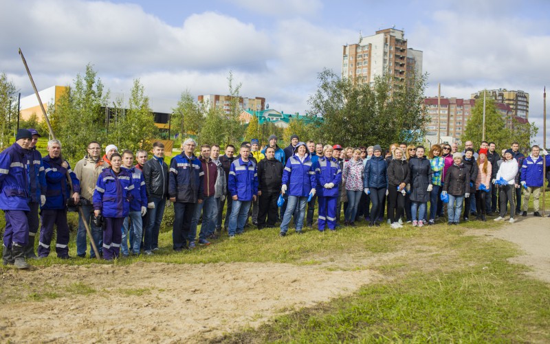Работники "Транснефть-Север" приняли участие в акции "Речная лента"