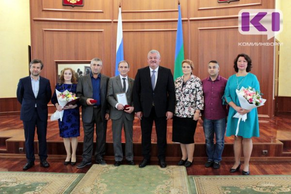 Шестеро сотрудников Жешартского ЛПК получили награды главы Республики Коми