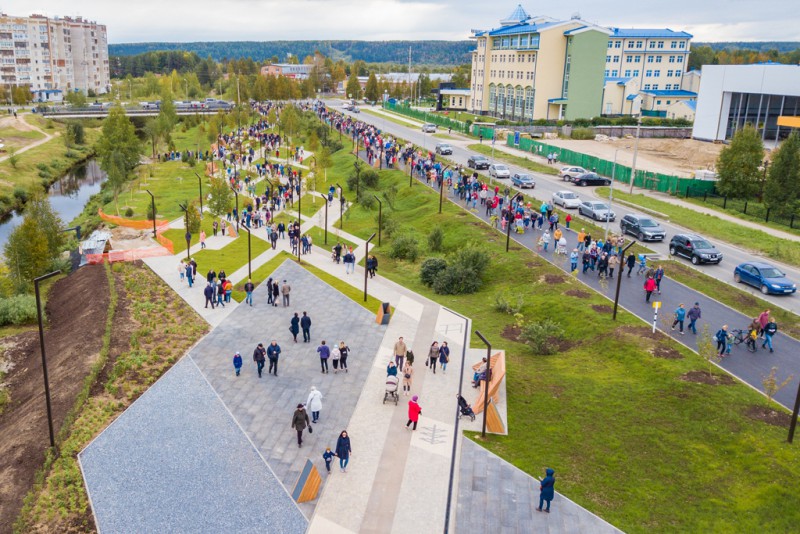 Нацпроект "Жильё и городская среда": в Коми уже благоустроено 87 территорий