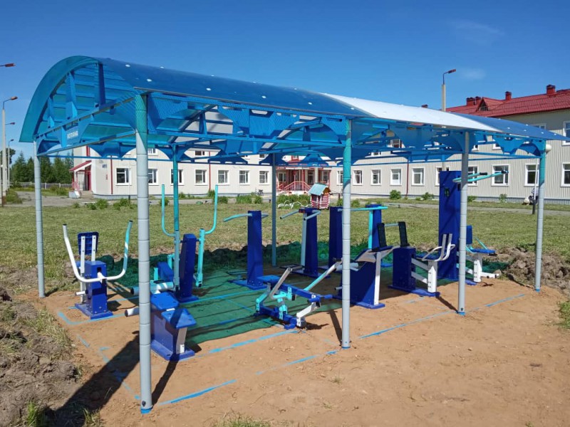 В трех сельских школах Коми отремонтировали спортзалы