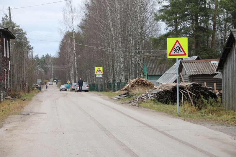 После сигнала ОНФ в Коми около детсада в поселке Верхняя Максаковка установили знаки "Дети"