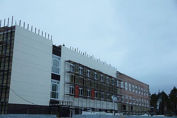 В строящейся школе поселка Краснозатонский завершают монтаж внутренних инженерных систем

