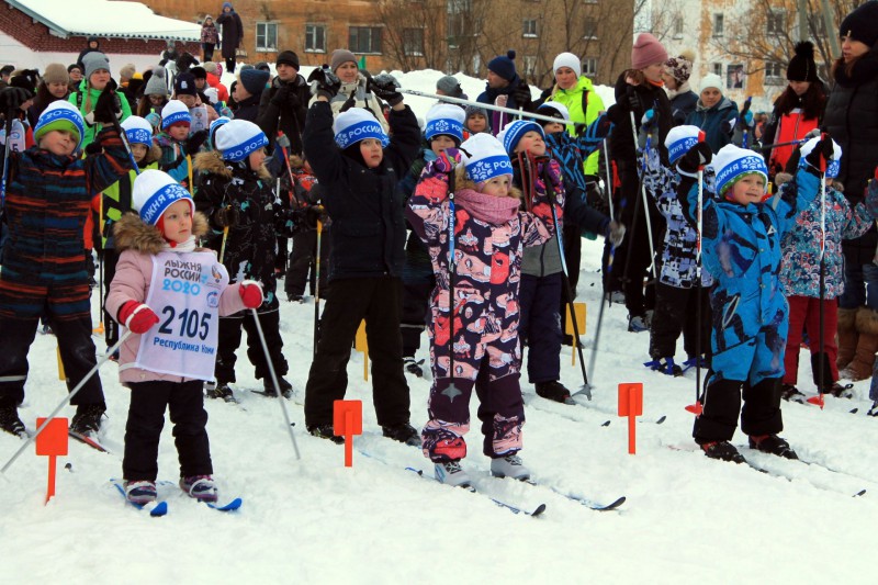 В Инте на "Лыжню России" вышел каждый третий участник спортивного праздника 
