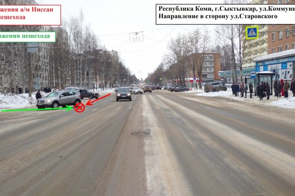 В Сыктывкаре 73-летний водитель сбил женщину на пешеходном переходе 