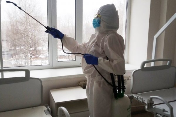 Многократная санобработка в эжвинской больнице Сыктывкара победила коронавирус