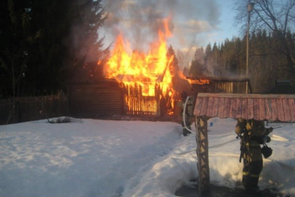 В Княжпогостском районе огнеборцы предотвратили крупный пожар