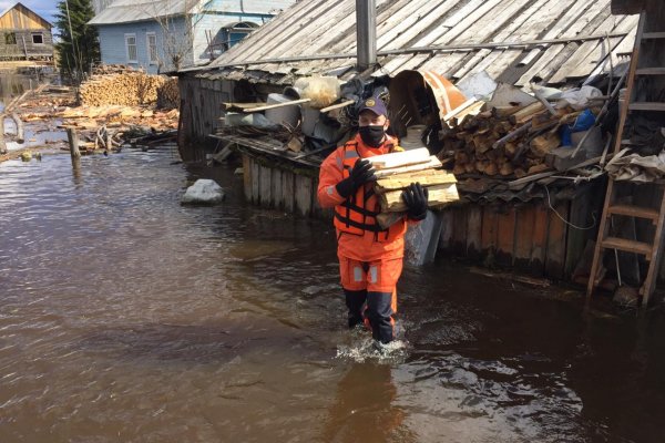 На территориях Сыктывкара, Удорского и Усть-Куломского районов наблюдается спад воды