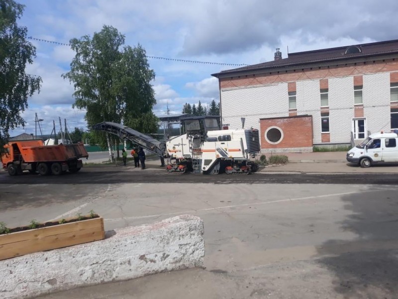 В Койгородке приступили к ремонту улиц Советская, Новая и Мира 