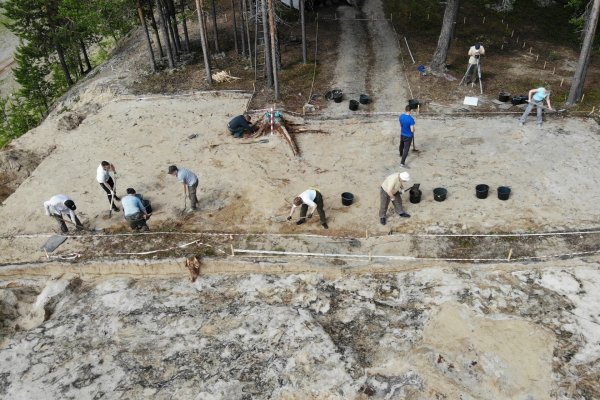 Археологи из Коми и Чувашии исследовали поселение Топыд-Нюр II недалеко от деревни Бызовая