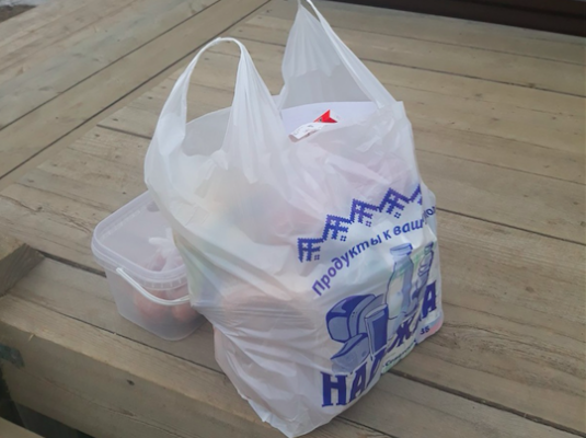 Для находящихся на самоизоляции жителей Мыёлдино организована доставка на дом продуктов питания