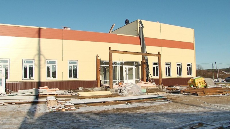 Строительство социокультурного центра в Усть-Ухте вышло на финишную прямую

