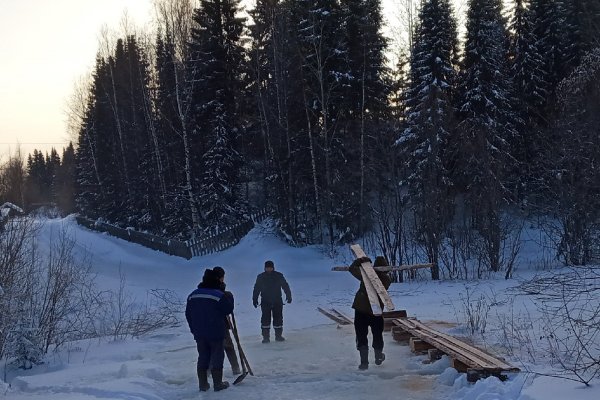 Жители деревни Троицко-Печорского района своими силами восстановили дорогу