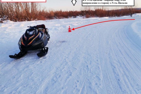 В Усть-Цилемском районе на дороге опрокинулся нетрезвый водитель снегохода