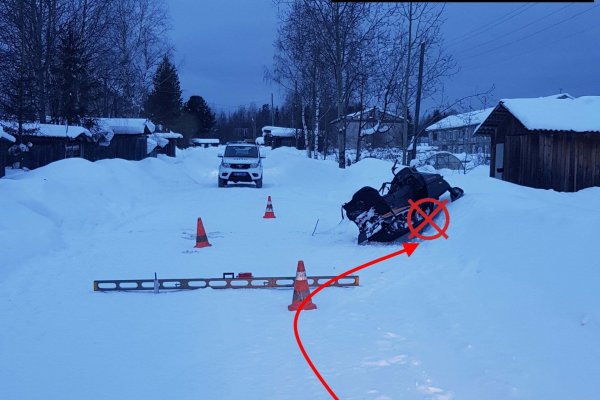 В Троицко-Печорском районе водитель снегохода пострадал в аварии
