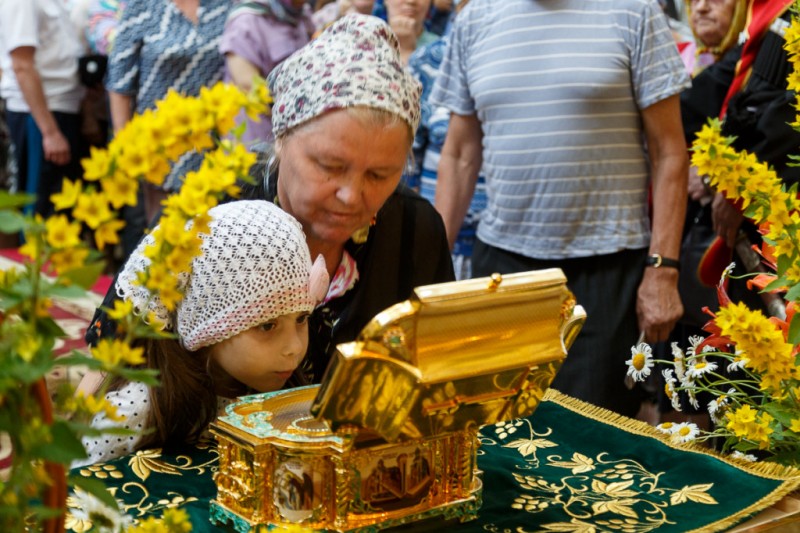 В Коми поклониться в храм мощам Сергия Радонежского пришли 5 тыс. человек
