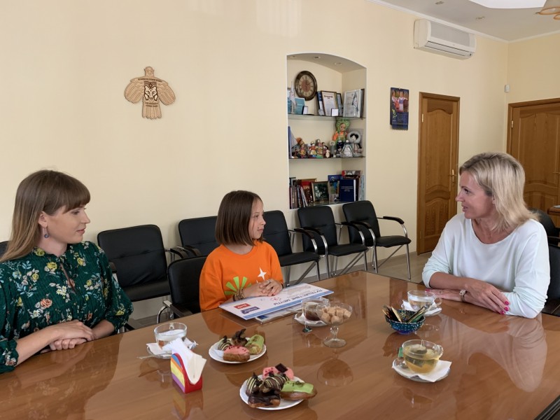 Наталья Якимова встретилась с победительницей "Большой перемены" из Ухты

