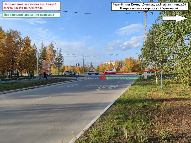 За минувшие сутки в Усинске и Сыктывкаре произошло два наезда на пешеходов 