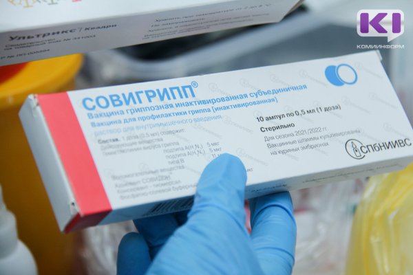 Минздрав Коми: оптимальный срок вакцинации от гриппа – сентябрь-ноябрь