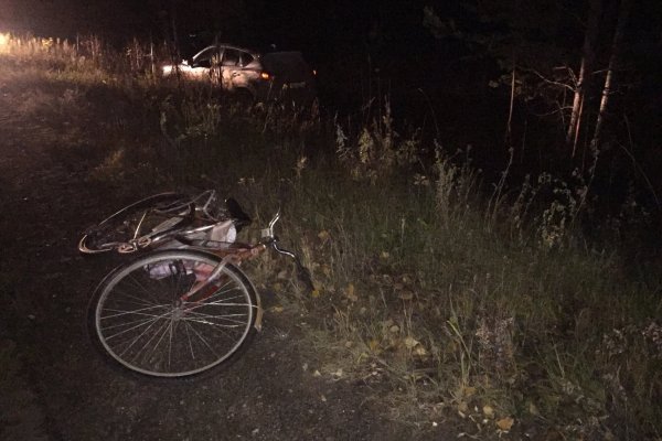 В Усть-Вымском районе водитель Mazda насмерть сбил велосипедиста