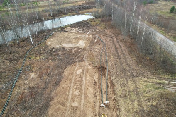В Коми началось строительство подводного участка газопровода к поселку Седкыркещ


