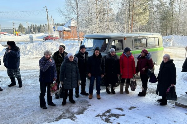 В Сосногорском районе жителей отдаленных деревень доставили на диспансеризацию