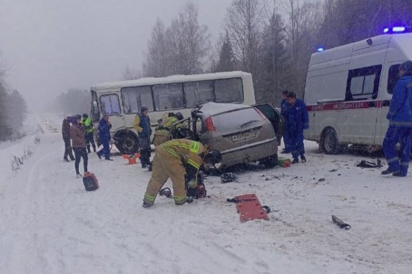 Известны подробности серьезной аварии с автобусом в Лемью