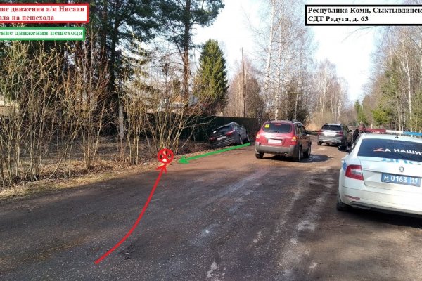 В Сыктывдинском районе 72-летний водитель Nissan сбил дачницу