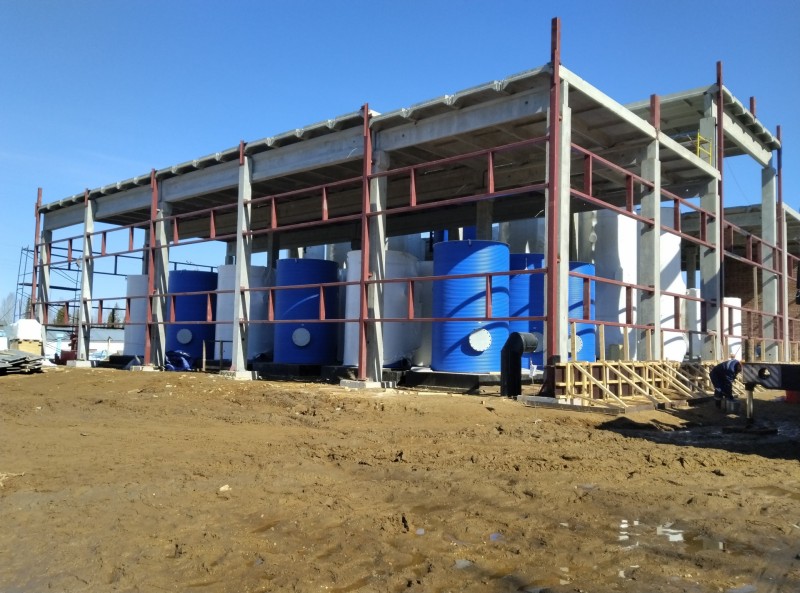 Строительство станции водоочистки в Ухте в районе водозабора "Пожня-Ёль" идет с опережением графика 