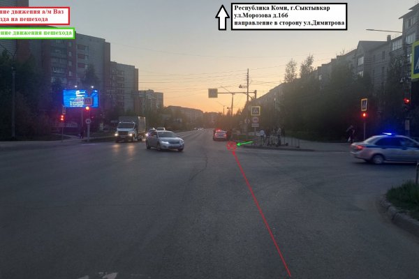 В Сыктывкаре водитель ВАЗа сбил на пешеходном переходе девочку