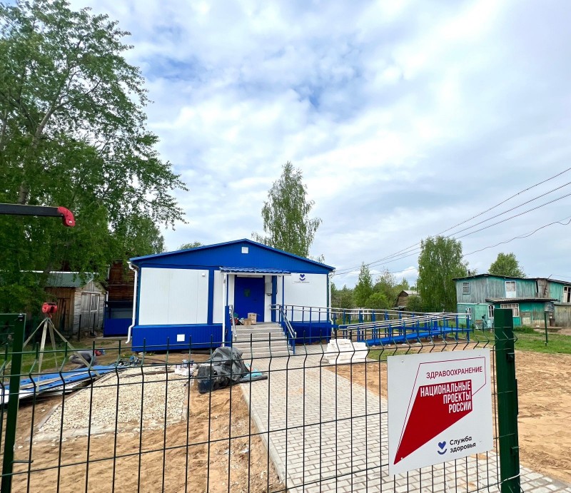 В сыктывкарском Выльтыдоре завершается строительство ФАПа